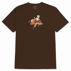Gardening Tools Primitive x Dragon Ball Z Comeback T-Shirt - Brown Fragrances