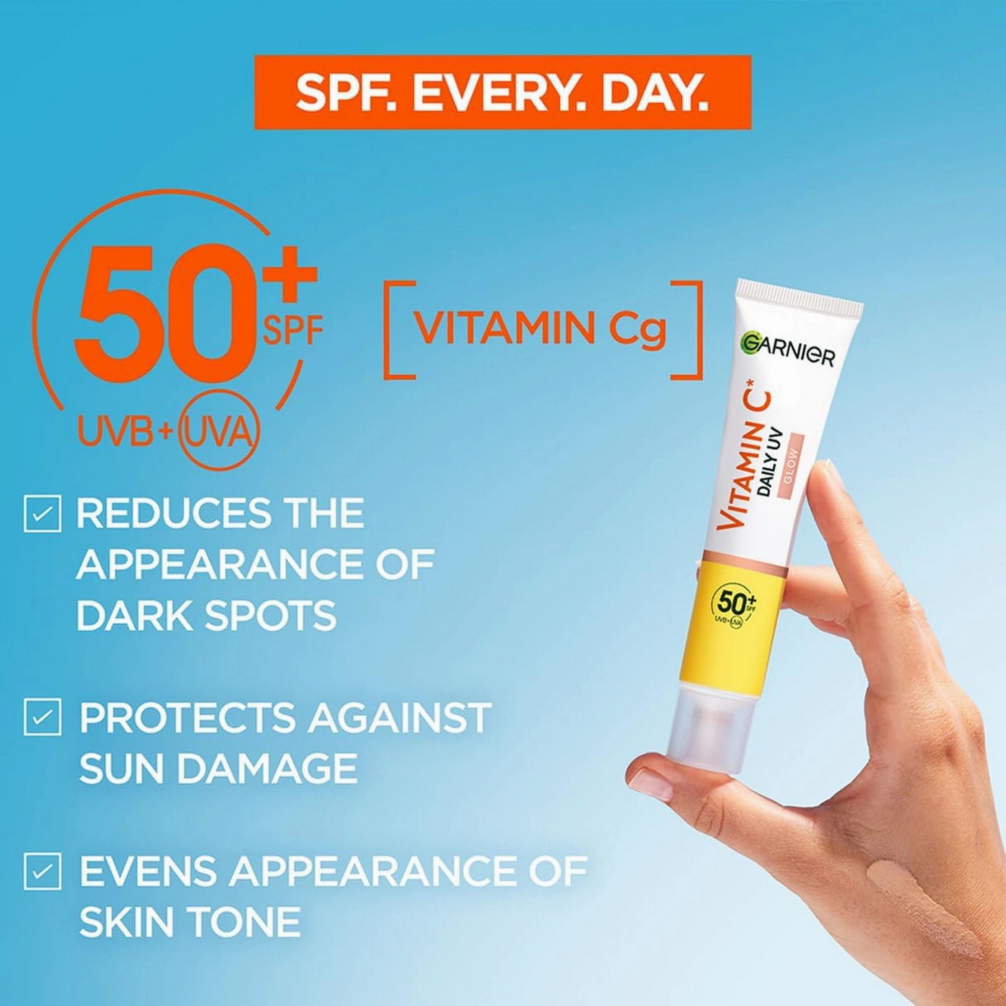 Garnier Vitamin C Daily UV Brightening Fluid SPF 50  Glow 40ml