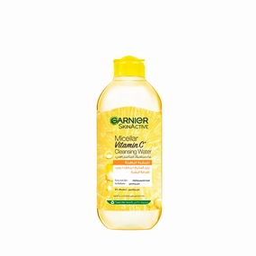 Garnier Vitamin C Micellar Water Facial Brightening Cleanser and Makeup Remover