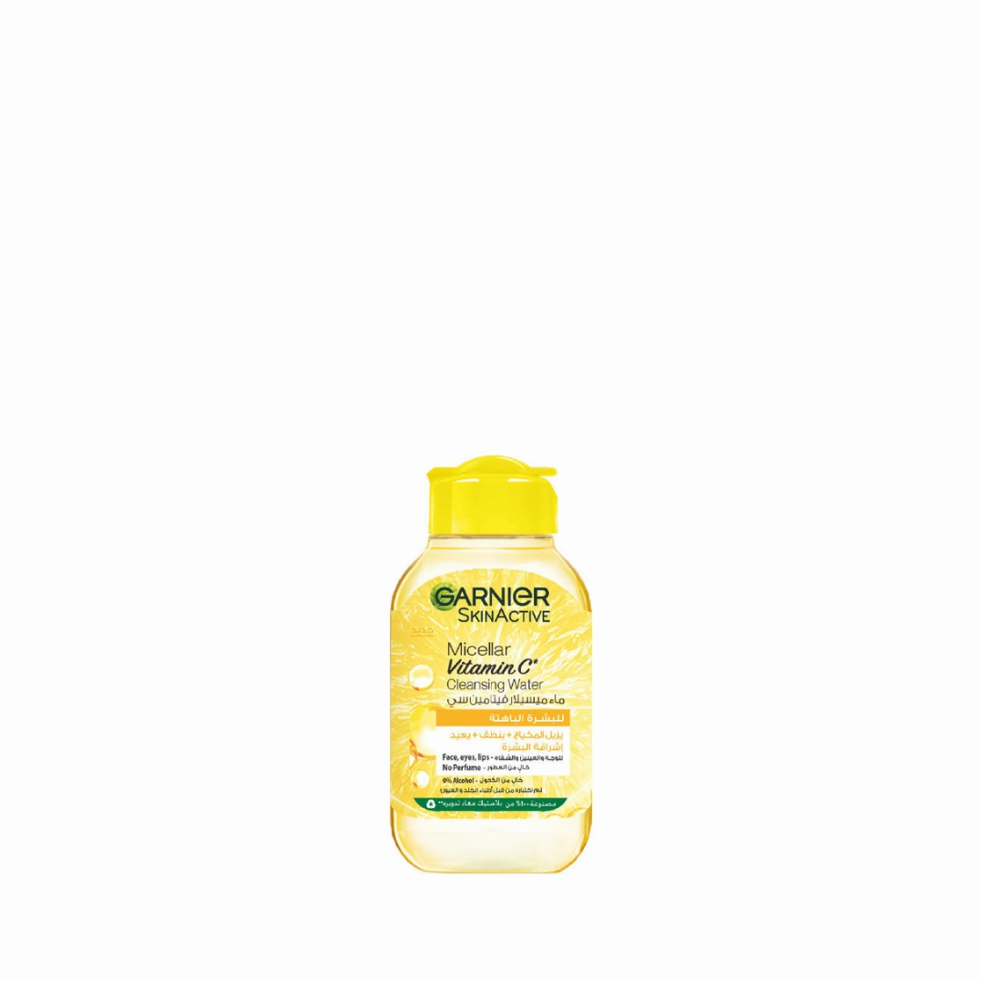 Garnier Vitamin C Micellar Water Facial Brightening Cleanser and Makeup Remover