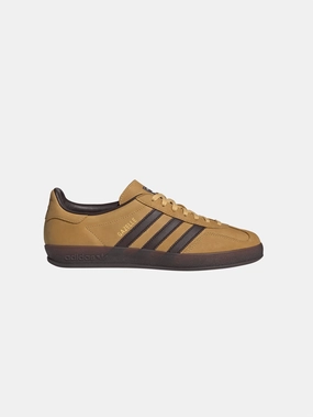 Knit Upper Gazelle Indoor "Oat Dark Brown"