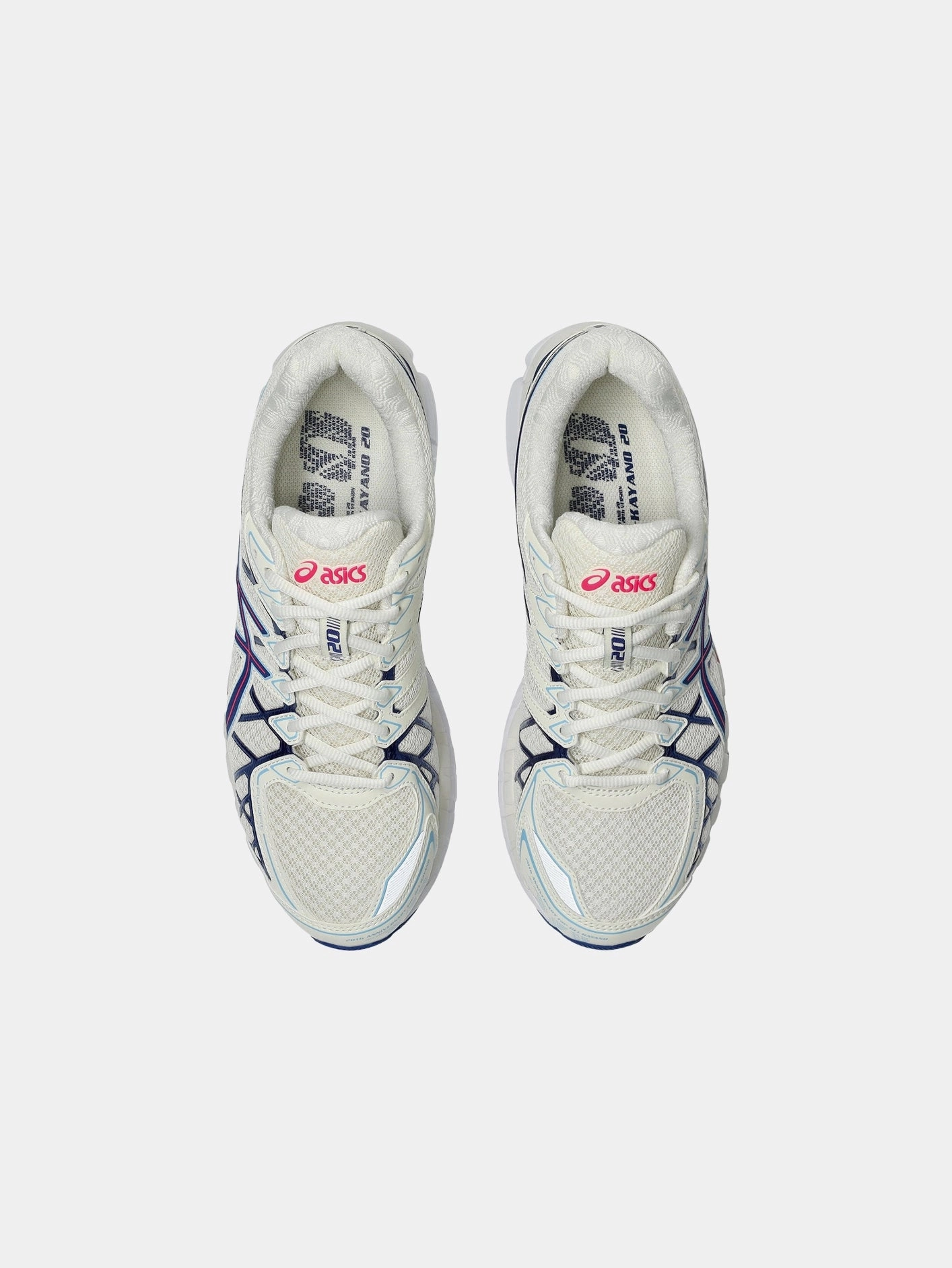 Gel-Kayano 20 "Cream/Deep Marine" Fresh Path