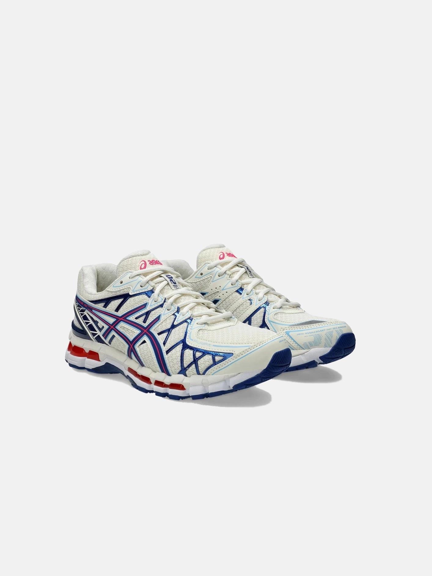 Gel-Kayano 20 "Cream/Deep Marine" Fresh Path