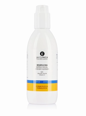Gentle Facial Cleansing Cream with Glycolic Acid
