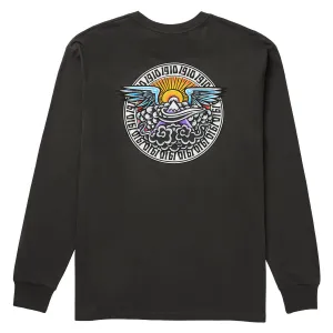 Gift Wrapping 1910 Daybreak Long Sleeve T-Shirt - Vintage Black All-Gender Fashion