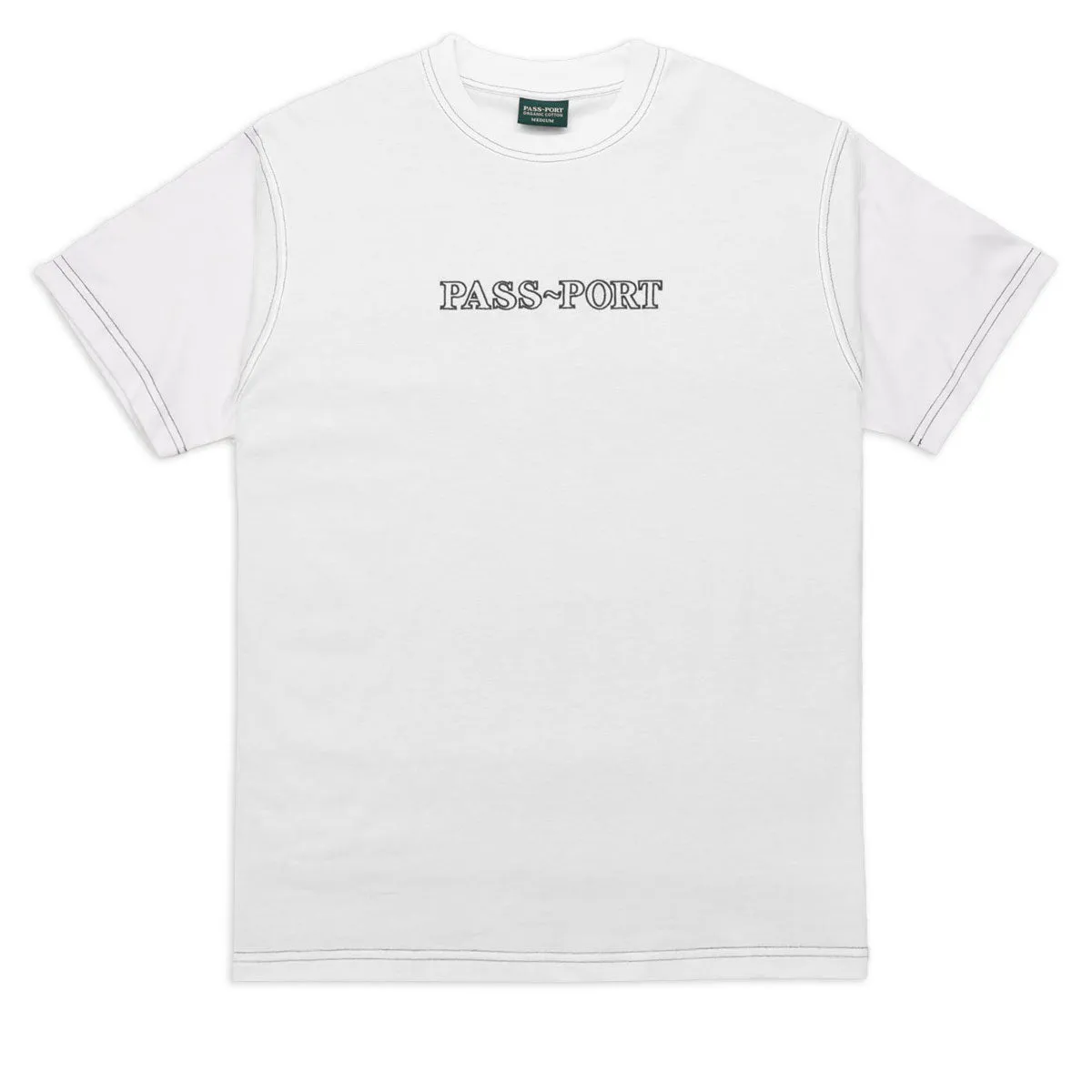 Gift Wrapping Passport Official Organic Cotton T-Shirt - White Upcycled Fashion