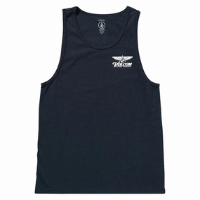 Gift Ideas Volcom Revel Tank Top - Navy Feminine Care