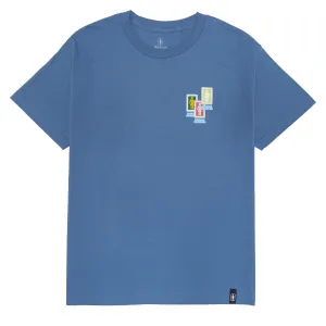 Girl Desktop Chaos T-Shirt - Harbor Blue Men's Grooming Party Wear