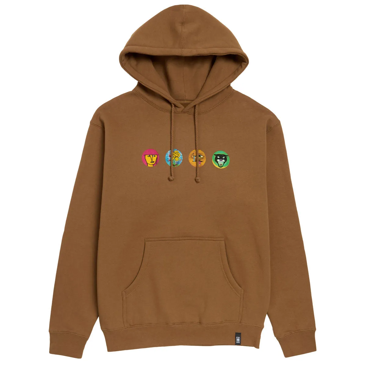 Girl Legend Heads Hoodie - Saddle Classic Styles Art Prints