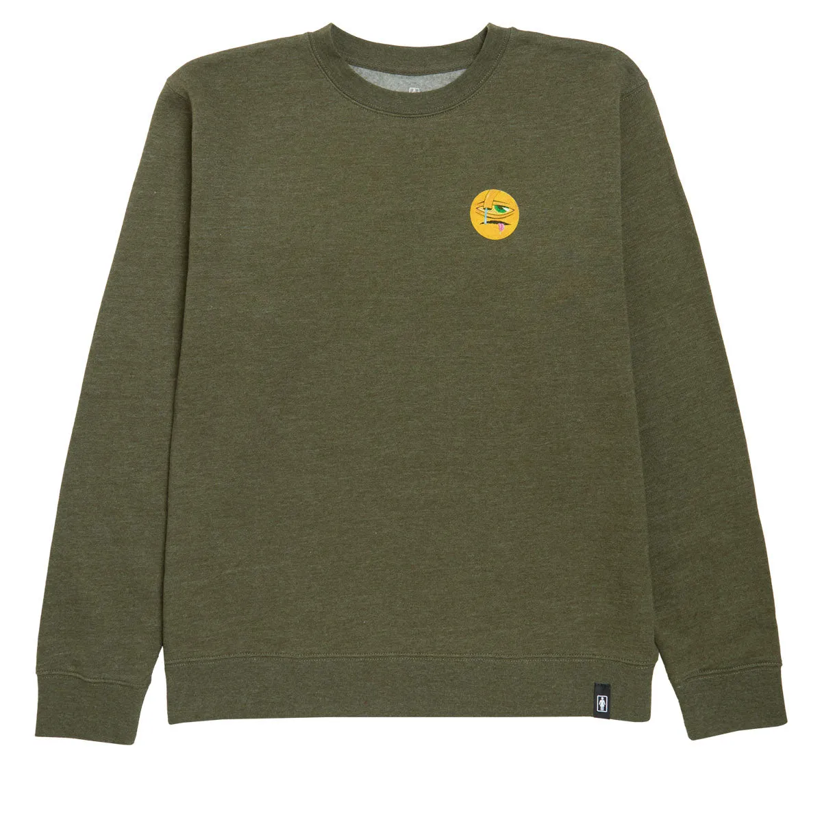 Girl Templeton Crewneck Sweatshirt - Olive Heather Water Toys Boxes