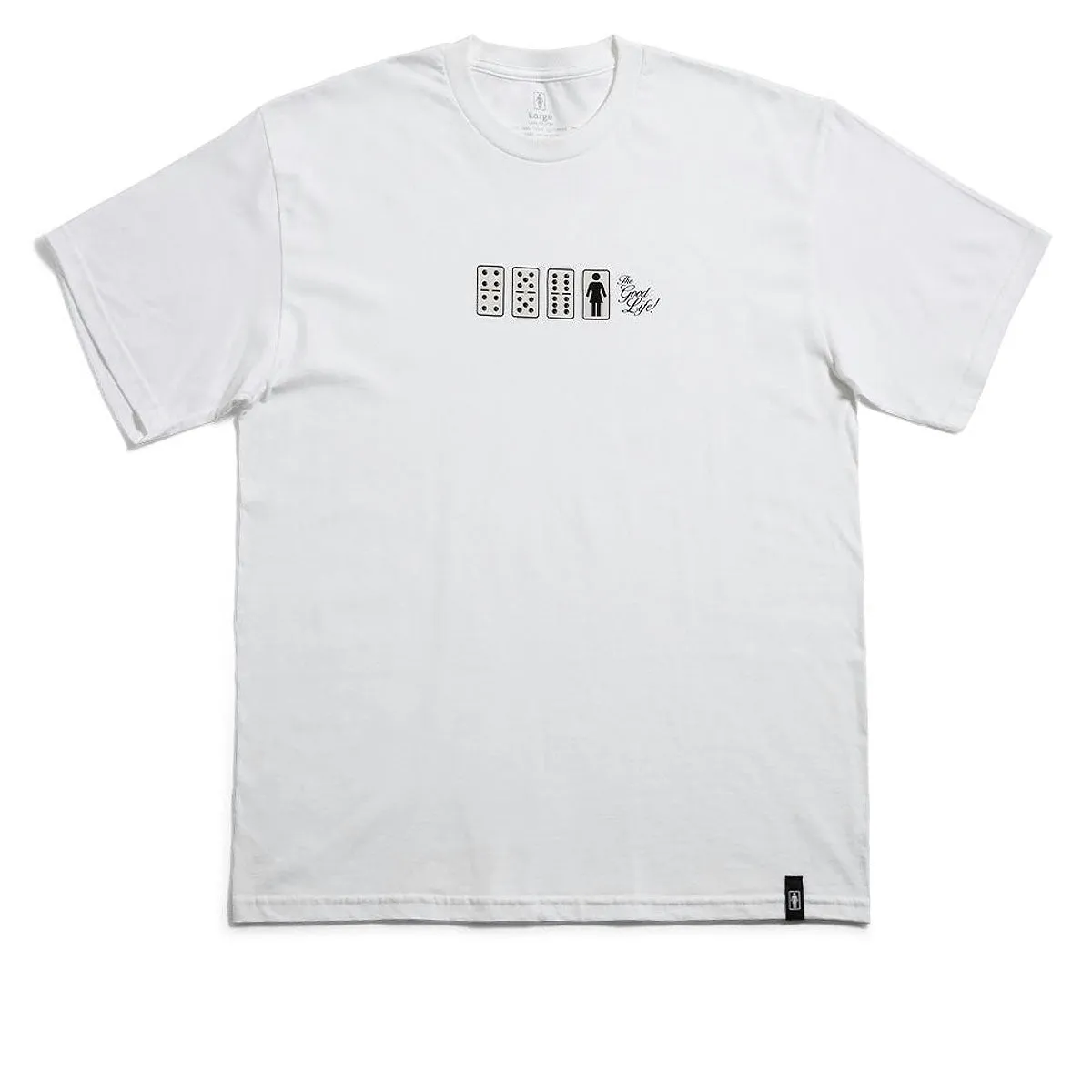 Girl x Goodlife T-Shirt - White Industrial Clothing Education