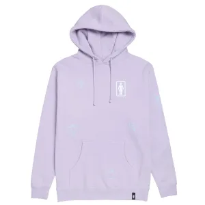 Girl x Hello Kitty All Over Hoodie - Lavender Software Shop Now