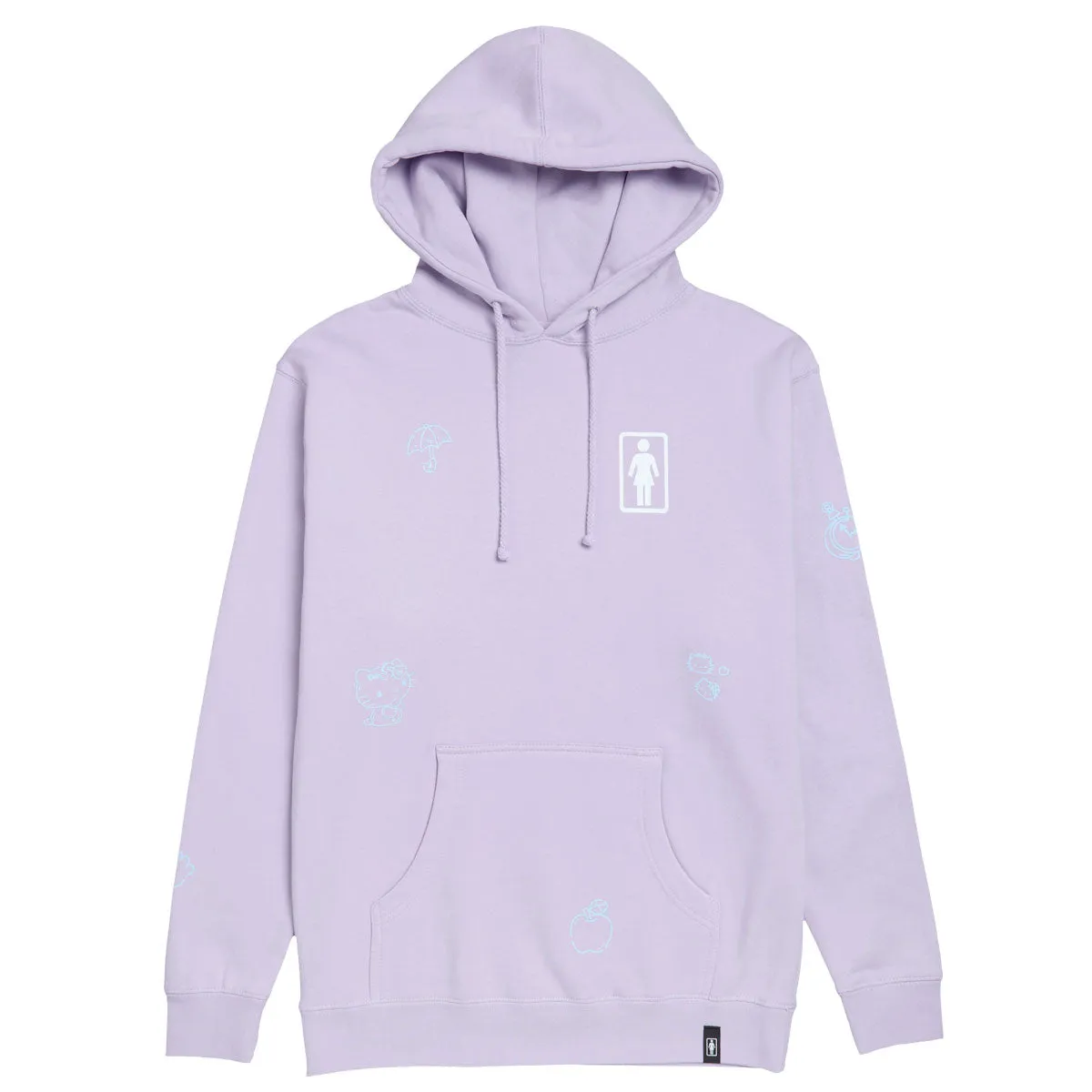 Girl x Hello Kitty All Over Hoodie - Lavender Software Shop Now