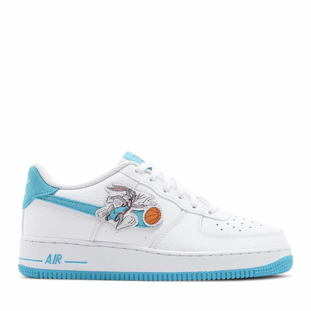 NIKE AIR FORCE 1 07' HARE SPACE JAM GS (NEW) - - Cushioned ride
