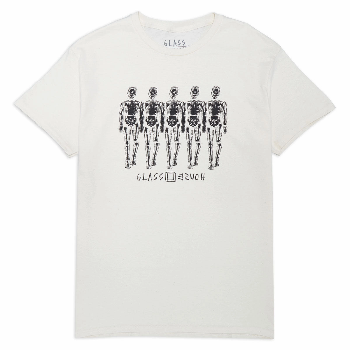 Glass House Glass Man T-Shirt - Natural Storage Solutions Vegetarian