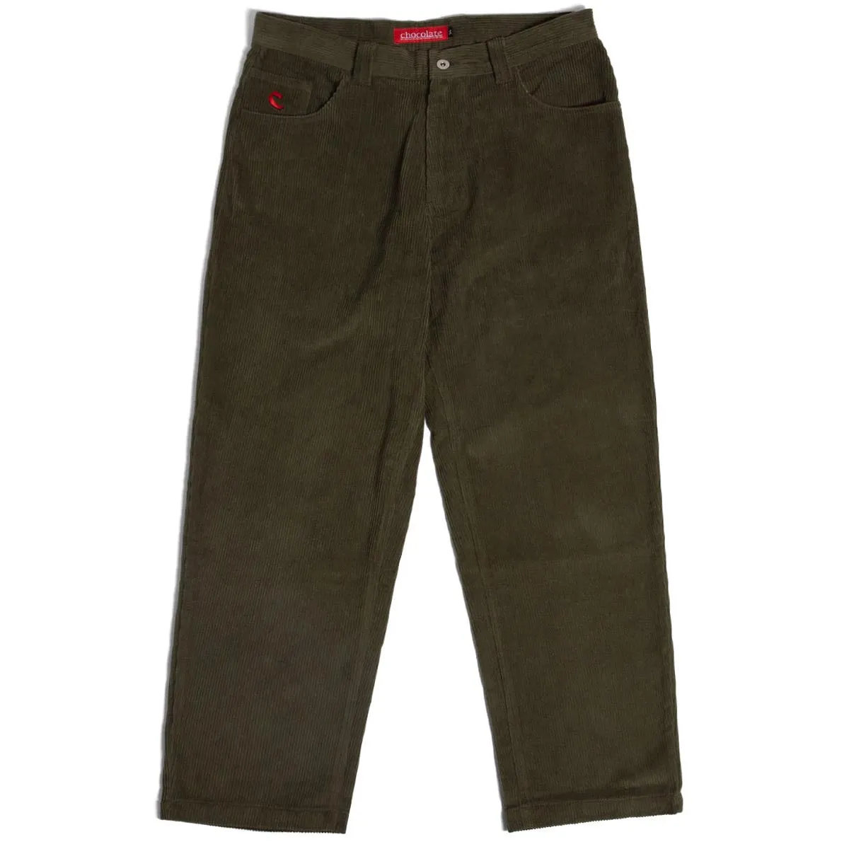Gluten-Free Chocolate Cord Pants - Olive Cotton Clothing