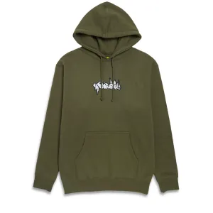 Gluten-Free There Parasite Hoodie - Army/Black/White Retro Fashion