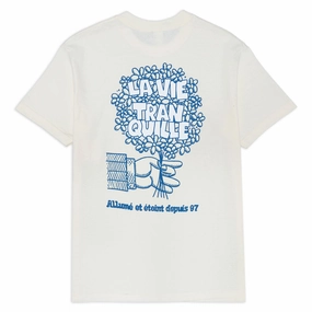 Gluten-Free The Quiet Life La Vie Tranquille Bouquet T-Shirt - Cream Office Software