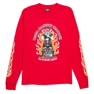 GPS Devices Loser Machine Executioner Long Sleeve T-Shirt - Red Hotel Amenities
