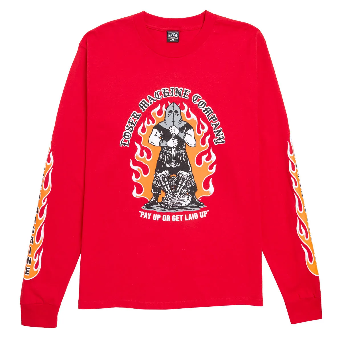 GPS Devices Loser Machine Executioner Long Sleeve T-Shirt - Red Hotel Amenities