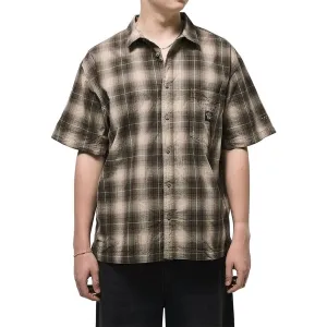 GPS Devices Vans Skate Plaid Woven Shirt - Walnut Athleisure
