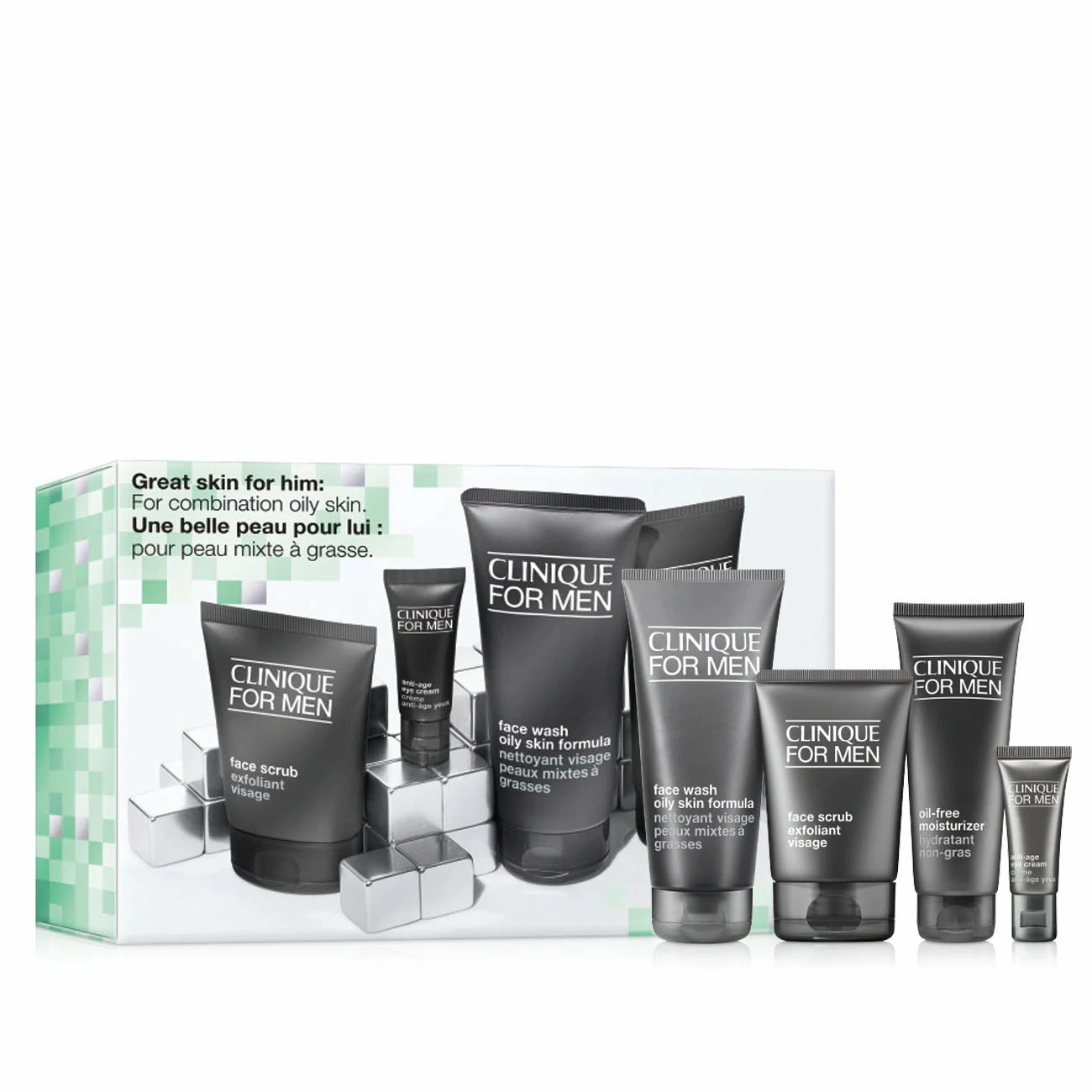 Great Skin For Him Combination Oily Gift Set