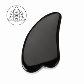 Guasha Massage Stone, Black Onyx (Guasha)