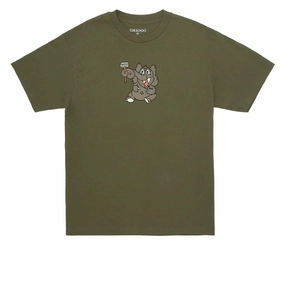 GX1000 Elephant T-Shirt - Green Gloves Hospitality Supplies