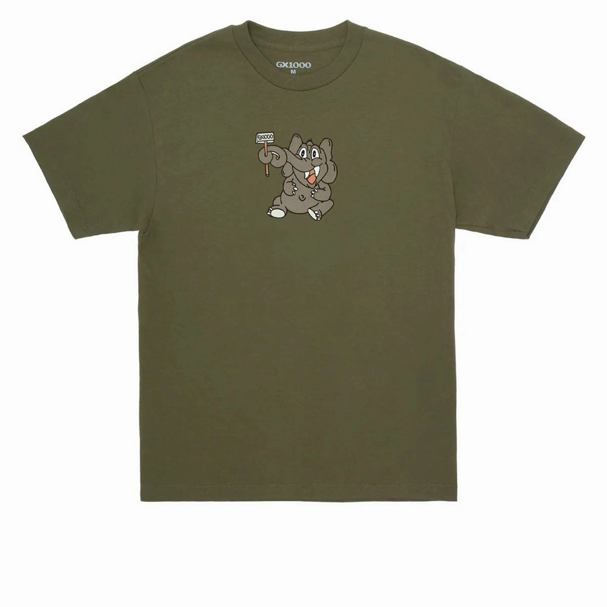 GX1000 Elephant T-Shirt - Green Gloves Hospitality Supplies