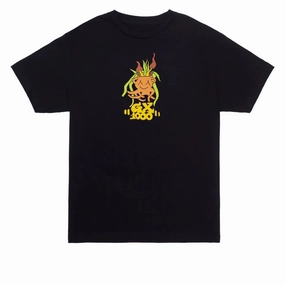 GX1000 Flower Pot T-Shirt - Black Gluten-Free Household Cleaning