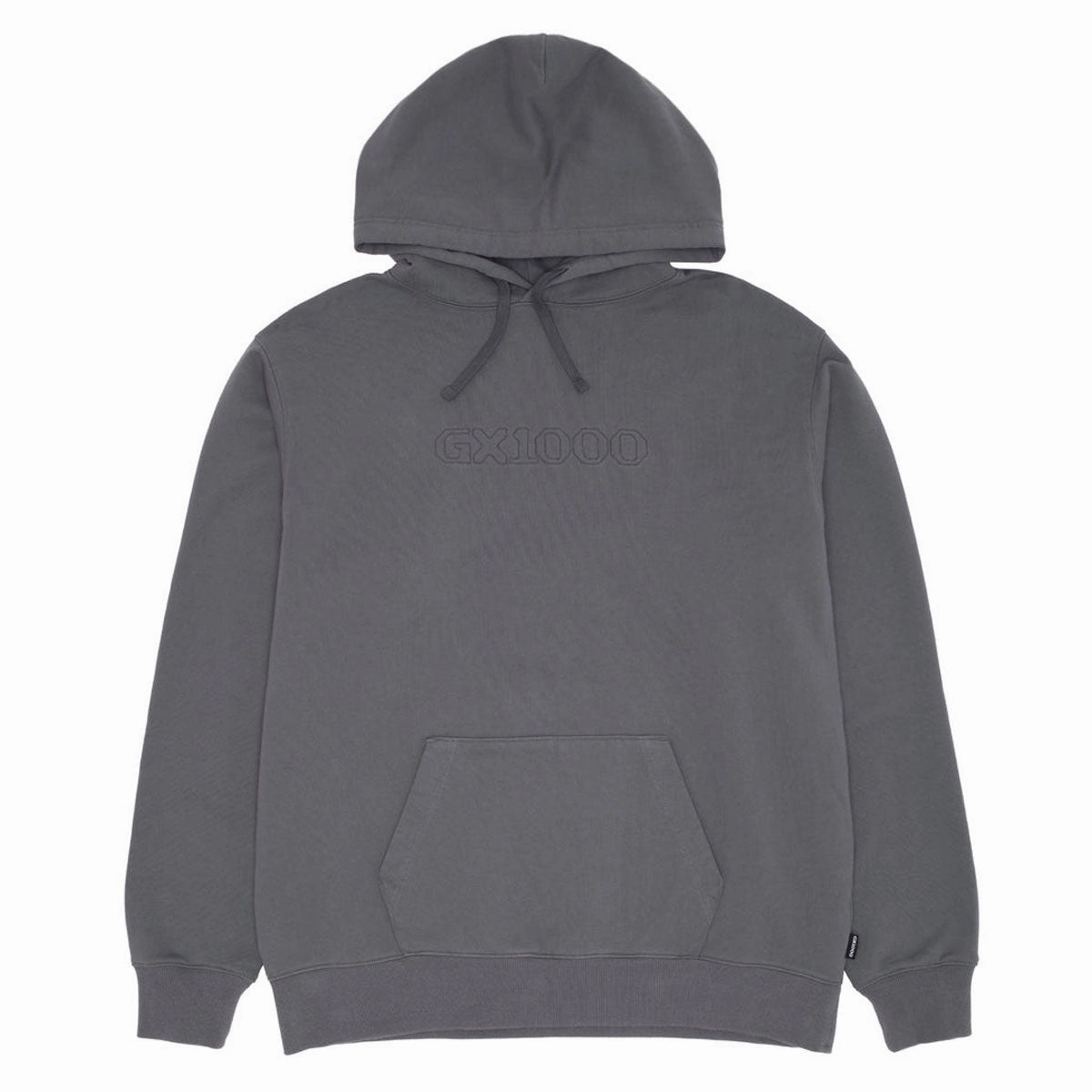 GX1000 OG Logo Hoodie - Charcoal Leather Goods Beverages