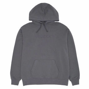 GX1000 OG Logo Hoodie - Charcoal Leather Goods Beverages
