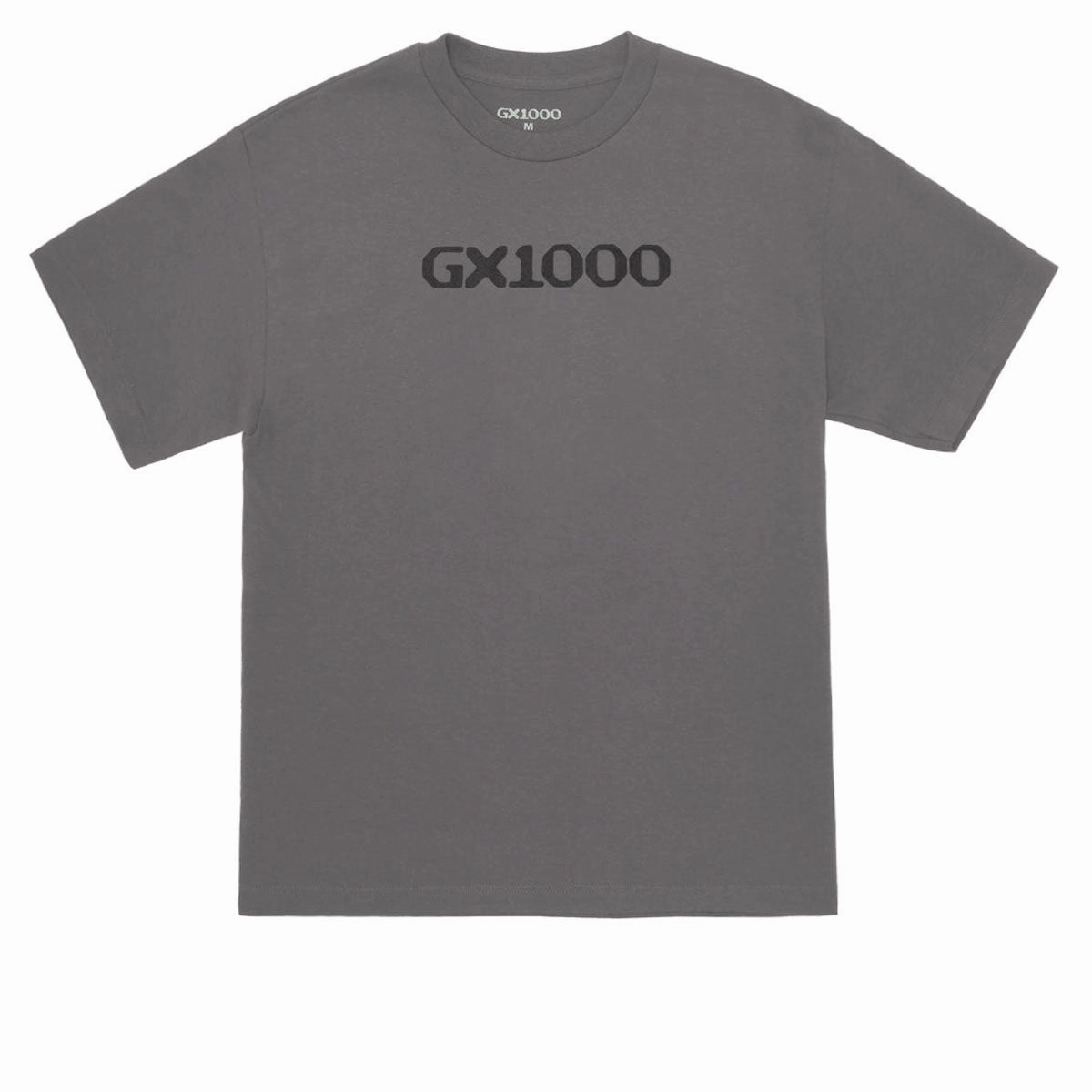 GX1000 OG Logo T-Shirt - Charcoal/Black Font Hotel Amenities Loungewear