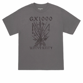 GX1000 University T-Shirt - Charcoal Tape Lookbook