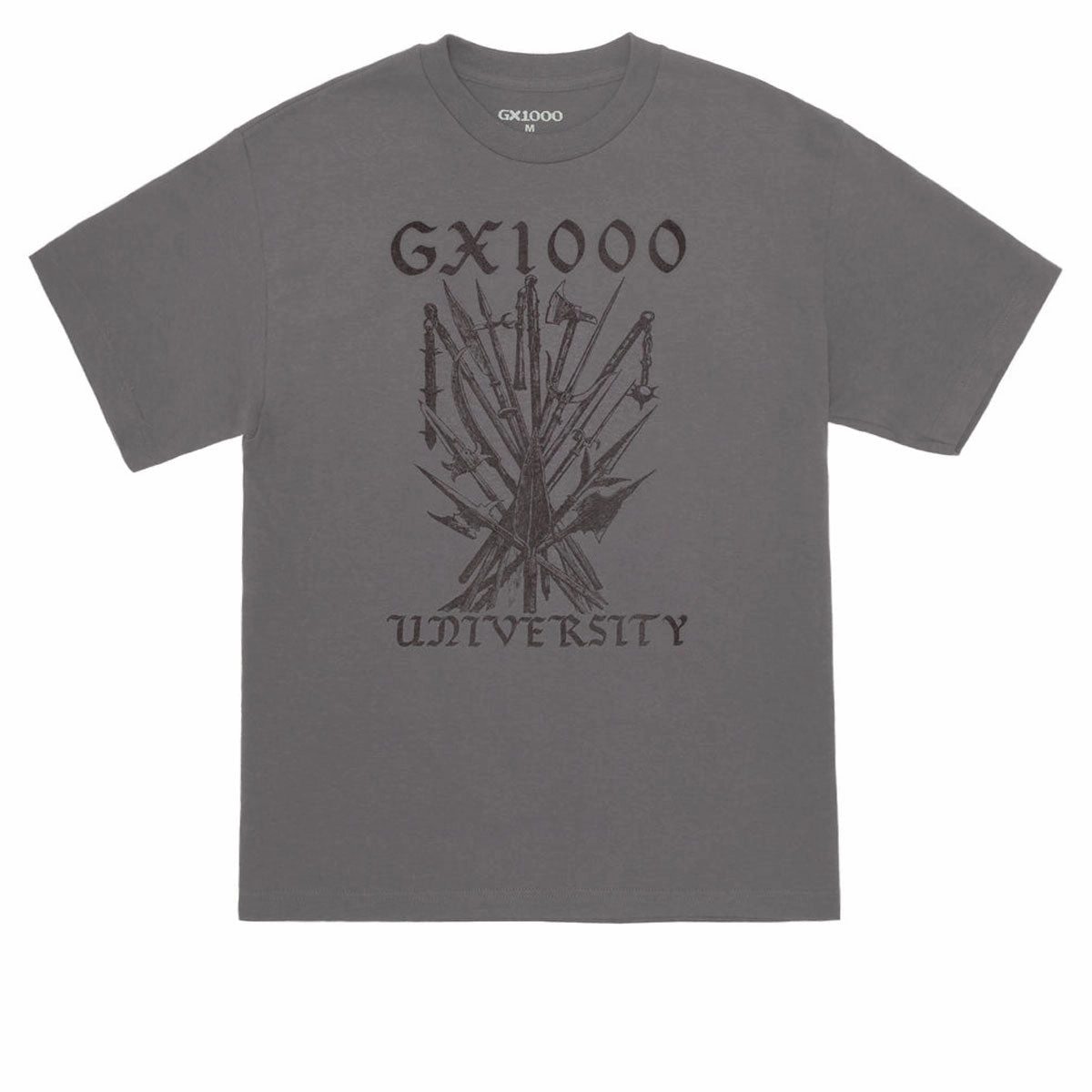 GX1000 University T-Shirt - Charcoal Tape Lookbook