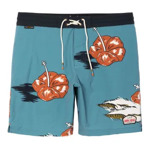Gym Wear Dark Seas Harlan Boardshorts - Blue Storage Solutions