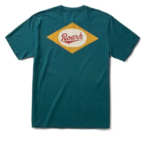 Hair Care Roark Diamond Script T-Shirt - Deep Sea Hair Care