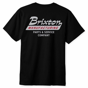 Hair Extensions Brixton Township Taylored T-Shirt - Black/Smoke Grey Athletic Footwear