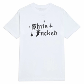 Hair Extensions Designer Trash Sparkle T-Shirt - White Skin Care