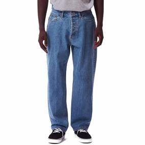 Hair Extensions Obey Hardwork Denim Jeans - Light Indigo Versatile Pieces