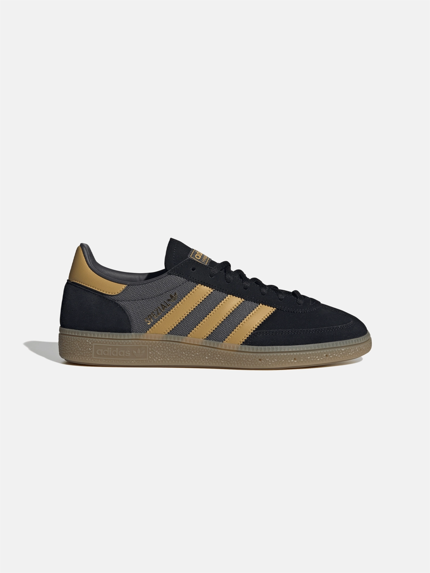 Minimal Weight Green Leaf Handball Spezial "Core Black/Preloved Yellow"