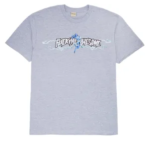 Handmade Fucking Awesome Baskin Ribbons T-Shirt - Heather Grey Fashion Blog
