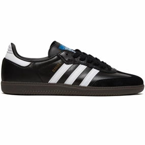 Hats Adidas Samba ADV Shoes - New Black/White/Gum Tape