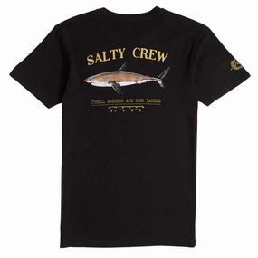 Headphones Salty Crew Bruce T-Shirt - Black Patio Heaters