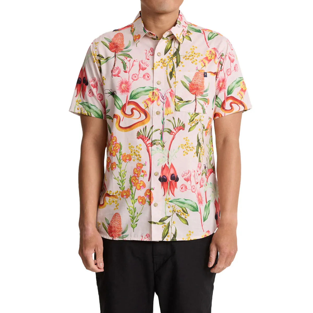 Health Foods Roark Journey Woven Shirt - Dusty Violet Ink Cartridges