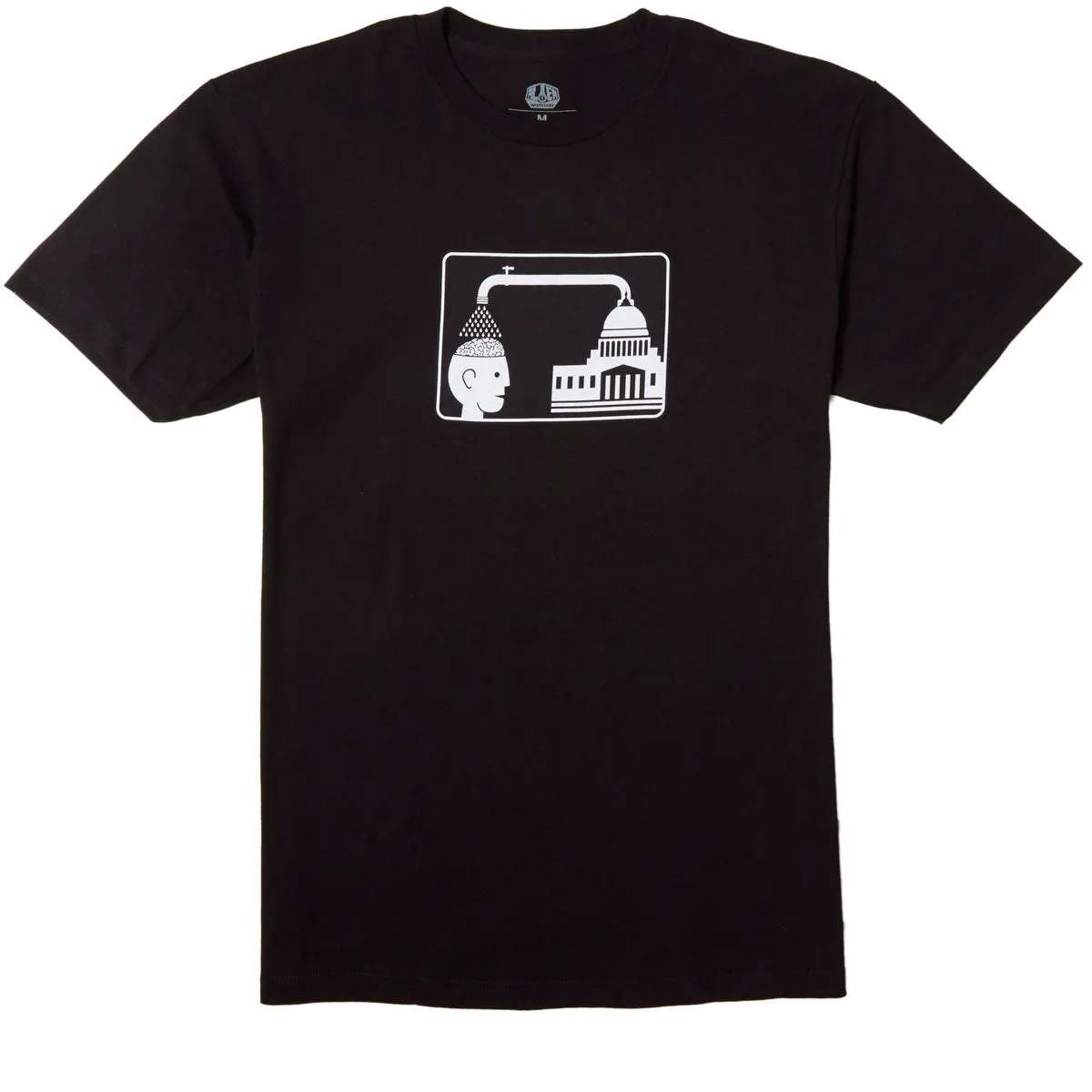 Health Monitors Alien Workshop Brainwash T-Shirt - Black Hotels