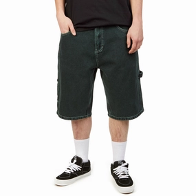 Health & Fitness CCS Hammer Loop Jean Shorts - Acid Green Pants
