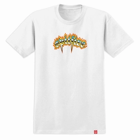 Health & Fitness Spitfire Chrome Venom T-Shirt - White/Multi Color Prints Flights