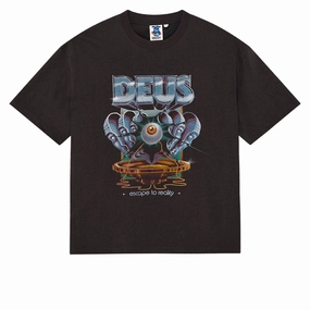 Health & Wellness Deus Ex Machina Great Escape T-Shirt - Anthracite Stickers