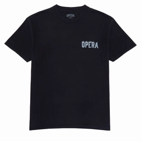 Health Foods Opera Fire Mask T-Shirt - Black T-Shirts
